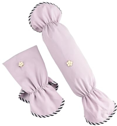 Splash-Proof Cooking Oil Gloves | Waterproof Kitchen Sleeve Guards For Women(Purple)