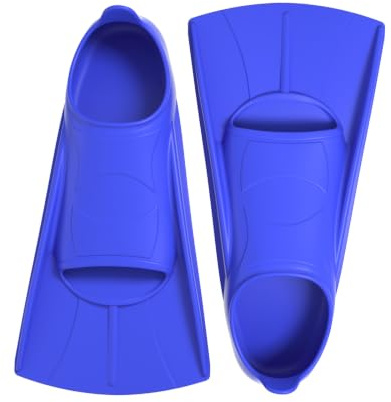 Schwimmflossen Kinder, 100% Silikon Kurzflossen, Flossen Schnorchelflossen Kurz Taucherflossen Kurzschwimmflossen für Training und Lap Schwimmen für Kinder Erwachsene