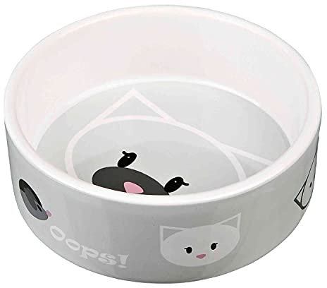 Trixie Mimi Schale, Keramik, für Katzen, 0,3 Liter, zufällige Farbe