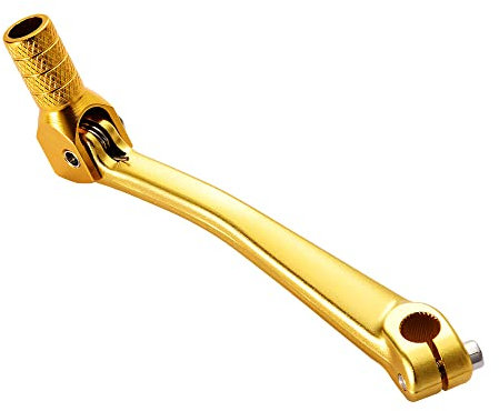 GOOFIT YELLOW Motorcycle CNC Aluminum Folding Gear Shift Lever Fit 110cc Gear Lever Replacement For Most of Motorcycle ATV Dirt Pit Bikes Parts Shifter XR CRF CRF50 CRF70 CRF XR50 XR70