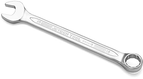 Jetech Ringmaulschlüssel 16mm – Hochfester Schraubenschlüssel aus Cr-V Stahl mit sandgestrahlter Oberfläche