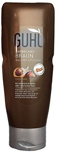 Guhl Farbglanz Braun - Balsam-Spülung Intensiviert die unvergleichlich tiefen Nuancen von braunem Haar - 200 ml