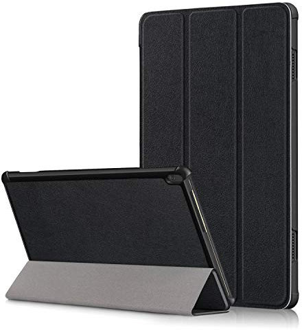 XITODA Custodia per Lenovo Tab M10 TB-X605/TB-X505,PU Pelle Smart Case mit Stand Funzione Cover per Lenovo Tab M10 TB-X605F/L TB-X505F/L 10,1 Pollici Tablet Protezione,*Nero