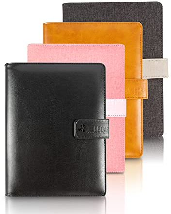 LIFEBOARD® PREMIUM Ringbuch DIN A5 - Nachfüllbar ohne Papier - Notizbuch - Organizer - Terminplaner - Kalender - Journal - Rezeptbuch - Tagebuch - Reisetagebuch - 6er Lochung schwarz by ENDLICH ERFOLG