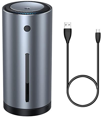 Humidificador De Aire De Niebla FríA PortáTil,Humidificador De Aire Usb De 300 Ml Para AutomóVil,Modos De Niebla Ajustables Para HabitacióN De Bebé,AutomóVil,Oficina,Viajes (Negro),Dark-Gray