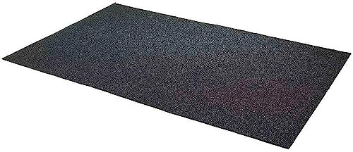 Deco Woerner Standard Kunstrasen, schwer entflammbar 200 x 100 cm schwarz Kunstrasen Kunstteppich künstlicher Fertigrasen Rasenteppich