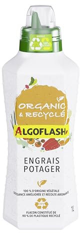 ALGOFLASH Organic & Recyclé Engrais Liquide Potager 1 L UAB, ALIPOTRECY1
