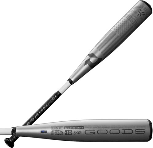 DeMarini Unisex-Erwachsene Die Waren USSSA Baseballschläger, Silber/schwarz, 31/21 oz