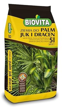 Blumenerde Erde für Palmen Yuccas und Drachenbäume 5L Pflanzenerde Boden Dracaena