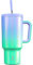 Meoky 1182ml Tumbler with Straw and Lid, 40oz Tumbler with Handle, Insulated Stainless Steel Travel Mug Water Bottle, 100% Leak-Proof, Cold for 34 Hours or Hot for 10 Hours (Fairyland)