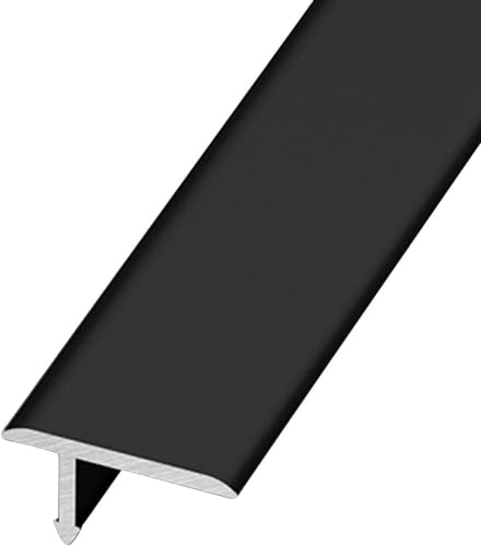 DECAKE Tira de transición de Piso, Borde de Escalera, Alfombra a Piso, Madera a baldosa, Barra de transición de Metal, Reductor Multiusos de 270 cm de Largo, Personalizable y cortable (co