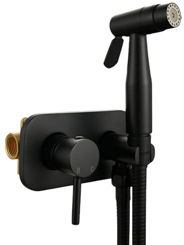 KASFDBMO Aggiornamenti Bidet Manuale con Miscelatori Caldo E Freddo Bidet per Lavaggio Femminile Attacco per Bidet con Acqua Calda Soluzione per Bidet per Anziani