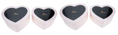 Beavorty 2 Sätze Blumen-geschenkbox Geschenkkartons Weihnachten Geschenkboxen Weihnachten Hochzeitsgeschenk Box Herz Mama-boxen Für Blumen Und Erdbeeren Deckel Papierstau Rosa 2 Stück * 2