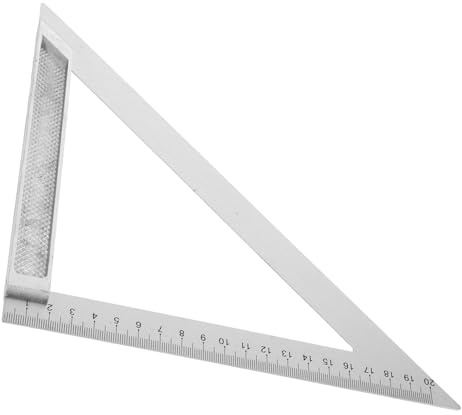 CANIGHT Dreieck Lineal 200 Mm Metall-winkelmesser Präzisions-geometrie-set Werkzeug Für Zeichnen Und Layout-aufgaben Lineal Für Holzarbeiten