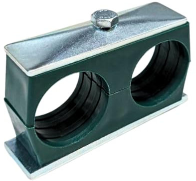 35 mm, Gruppe 5, doppelte Polypropylen-Hydraulikrohrschelle