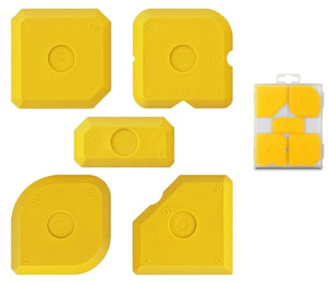 Esparcidores de silicona para selladores, espátulas, raspadores para acabados de puertas, herramienta de calafateo de vidrio de silicona, raspadores de cemento