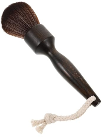 VICASKY Spazzola per capelli morbida da uomo, spazzola per capelli da uomo, spazzola per barba, spazzola portatile da parrucchiere, collo duster accessori da parrucchiere, setole per la cura della