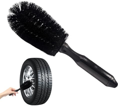 Spazzola per cerchioni – Spazzola per cerchioni auto per una pulizia accurata – Spazzola ergonomica per la cura accurata di auto, camion, dettagli del veicolo