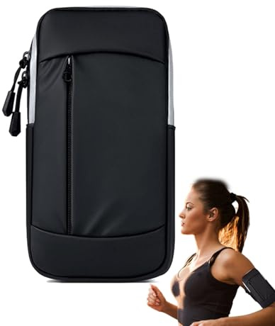 Fascia Da Braccio Con Borsa Auricolare - Fascia Braccio Running Resistente | Sweatproof Armband | Fascia Sportiva Running Porta Cellulare Braccio Portacellulare Armband Per Telefono Da Allenamento
