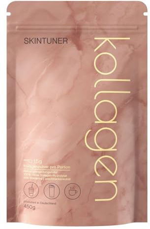 Skintuner Kollagen Pulver [450g] - Collagen Hydrolysat - Hohe Löslichkeit