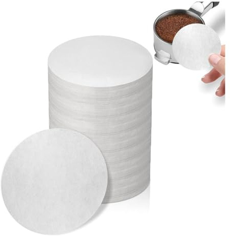 Glayent Carta filtrante per caffè espresso 51 mm – 800 pezzi, filtro di carta da caffè non sbiancata per macchina espresso – filtro espresso portafiltro per caffè espresso, durevole, facile da usare.
