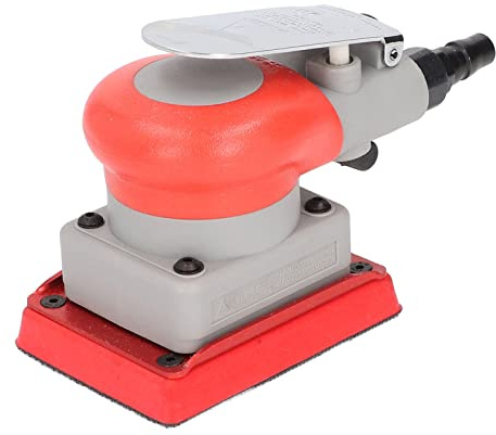 Asixxsix Levigatrice Orbitale Casuale Ad Aria, Levigatrice Palmare Pneumatica a Spinta d a 10000 Giri/min per Legno, Metallo, Carrozzeria, Dimensione Ingresso 1/4 di Pollice