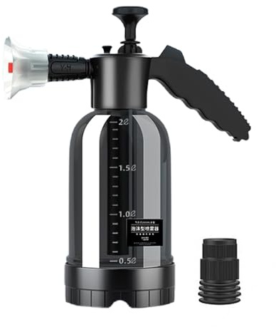 Botella pulverizadora de Limpieza – atomizador Manual de Bombas, pulverizador de Lavado automático, de Agua de jardín | con Espuma detergente, Unidad generadora de Espuma portátil, para l