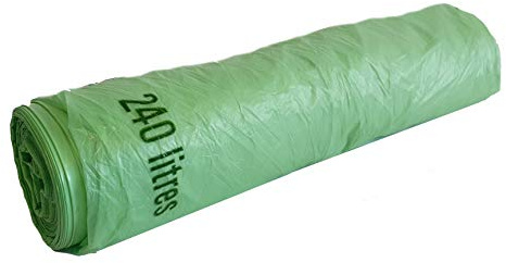 BioBag 240 Liter 12 Stück Einlegesack kompostierbar nach EN 13432