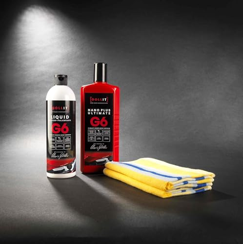 GOLLIT STARTER SET-II - Hochglanzversiegelung 500ml, Kratzerentferner 500ml, Aufbereitung für Auto, Boot und Caravan, Regenstreifen, Caravanreiniger. - Sie sparen genüber dem Einzelkauf 23%