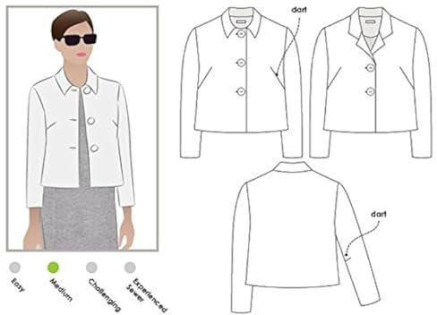 Stil båge sömnadsmönster - Harriet jacka (storlekar 18-30)