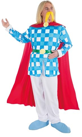 Chaks - Kostüm Troubadix, 6-teiliges Set, Asterix und Obelix, schrille Barden Verkleidung für Karneval & Comic Con