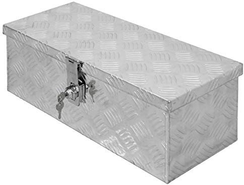 ECD Germany Baule in Alluminio Porta Attrezzi Cassetta Valigia Valigetta Portautensili in Alluminio 57 x 22 x 19 cm Scatola di Trasporto Cassetta per Attrezzi Custodia Alluminio Box Porta Oggetti