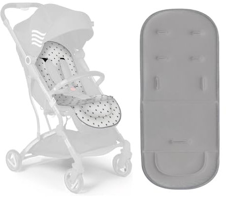 MS - Colchoneta universal para silla de paseo ligera ó cochecito, forro universal para cochecito, colchoneta acolchada para silla de paseo, ligera, suave y transpirable