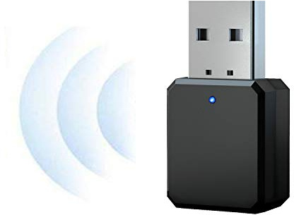 NMD&LR Adattatore Bluetooth, trasmettitore Bluetooth ausiliario per autoradio Wireless USB 5.1, Adatto per Altoparlanti/Cuffie/Audio Bluetooth, ECC., Plug And Play