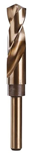 M35 HSS-CO Cobalt Industrie Grade Twist Bohrer 13,5-30mm 1/2 Zoll reduzierte Schaftbohrungen für Metall Edelstahlbohren-16mm