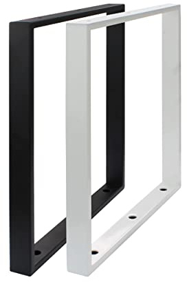 Natural Goods Berlin Regal-Rahmen | Würfel Regalsystem für 30cm Regalboden Holz, modulares Standregal stabil, Sideboard erweiterbar, Raumteiler, Seitenrahmen freistehend aus Metall (1, Schwarz)