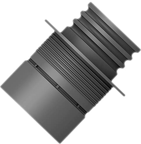 MegaHaustechnik HT Kombi-Adapter geeignet für verschiedene oder gleiche RohrØ und Materialien: 125-150mm x 110mm - Gummi Verbinder für Rohr Ø innen 125-150mm mit Rohr Ø außen 110mm