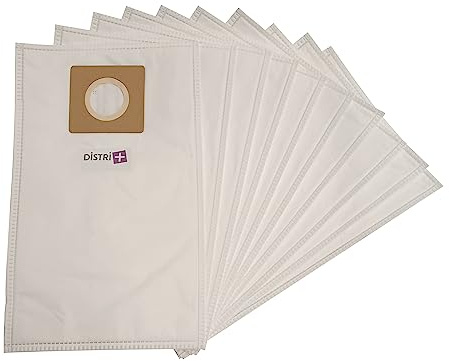 Distri+ - Sac aspirateur compatible avec Makita DVC660, DVC665... - Alternative pour référence d'origine Makita 191C26-2 - pochette de 10 sacs