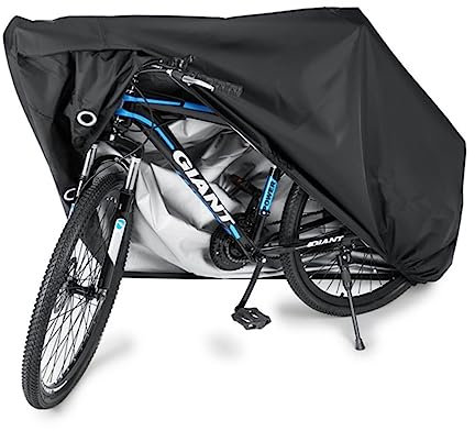 Garneck 190t Outdoor-Abdeckung Für Roller Aus Nylon Schutz Vor Regen Und Schnee Uv-Schutz Fahrradzubehör Mit Elastischem Boden Leicht Zu Verstauen