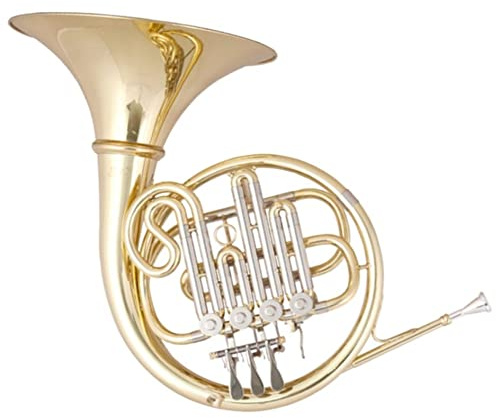 B/F-Flat, Vierfach Geteilt, Einreihig, Zweireihig Waldhorn, Geeignet Für Anfänger, Um Die Leistung Zu Testen (Color : Single-row French horns)
