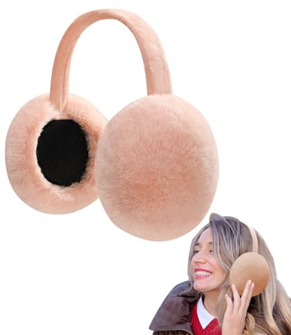 Ohrenwärmer, Ohrenschützer Damen Faltbare Plüsch Winter Ohrenwärmer Abnehmbar Ohrenschützer Warme Earmuffs Weiche Ohrenschutz Earmuffs Bequemer Weicher Winter Warme Ohrenschützer Für Damen (Pink)
