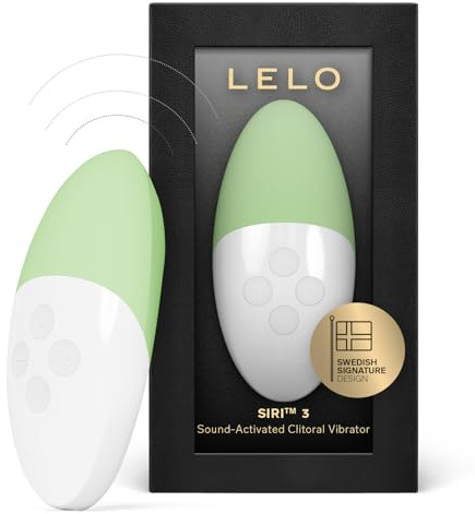 LELO SIRI 3 Mini Vibration für Frauen mit SoundSense-Technologie, Minivibrator, Mini-Vibratoren mit 8 Lusteinstellungen, Vibrator Klitoris, Vibratorensets für Frauen Leise, Auflegevibrator, Pistachio