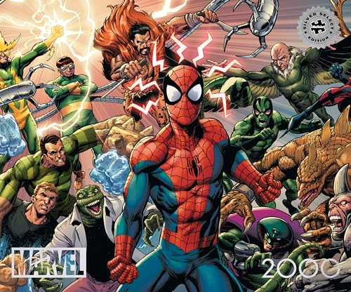 Marvel Sinister War 2000 bitar pussel – buffalo spel silver utvalt pussel för vuxna med folieaccenter och post