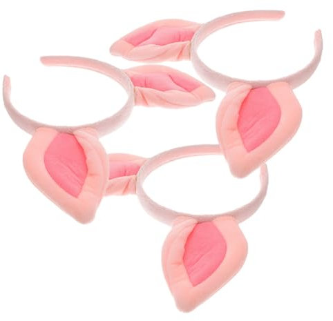 HOLIDYOYO 3stücke Schweineohren Haarreif Lustige Tierkostüm Accessoires Für Halloween Und Partys Und Für Stundenlangen Tragekomfort Für Kostüme Und Feierlichkeiten