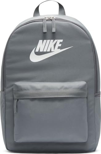 Nike Unisex Heritage Backpack (Pack of 1), Smoke Grey/Smoke Grey/White, standard size, Sportswear