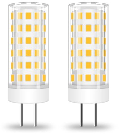 BROLSKUN Gy6.35 Led 12V Ersatz 50w 60W GY6.35 Halogenlampen Warmweiß 600LM 12V-Niedervoltlampe G6.35 Bipin Sockel 6W 2700K Stromsparer Niedervoltlampe 2er Pack