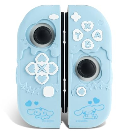 Kuitmor Schutzhülle für Switch Joy Con-Controller - Weiche Silikon-Hülle, Kratzfest für Switch/OLED Joy Cons