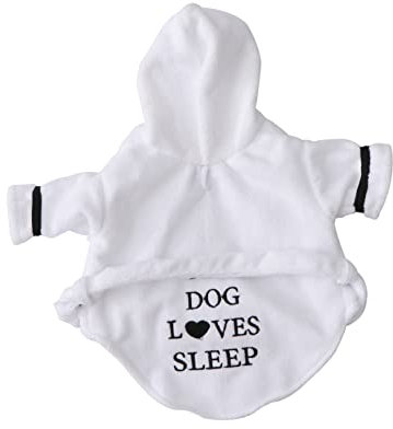 Sosoport 3St Hundepyjama Tier Pyjama Hunde Bademantel Hunde bademäntel Tier Schlafanzug Hunde-Bademantel Hundetrockentuch Kapuzenhandtücher Hundebad welpen Bademantel Badetuch für Haustiere