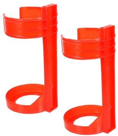 Ciieeo 2pezzi Supporto in Plastica per Estintore Estintori da Parete per Auto Camper Camion Staffa di Montaggio