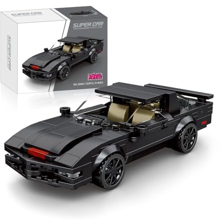 Technik Sportwagen Bausteine für Pontia Firebird, Rennauto Modellbasatz | Speed Sportwagen Klemmbausteine Modell für Erwachsene, Sammlerstück und Display Geschenk für Rennfans (332 Teile)